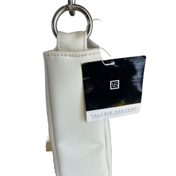 Valerie Steven’s NWT Cream‎ Bamboo Handle Handbag 99212 - Picture 4 of 11